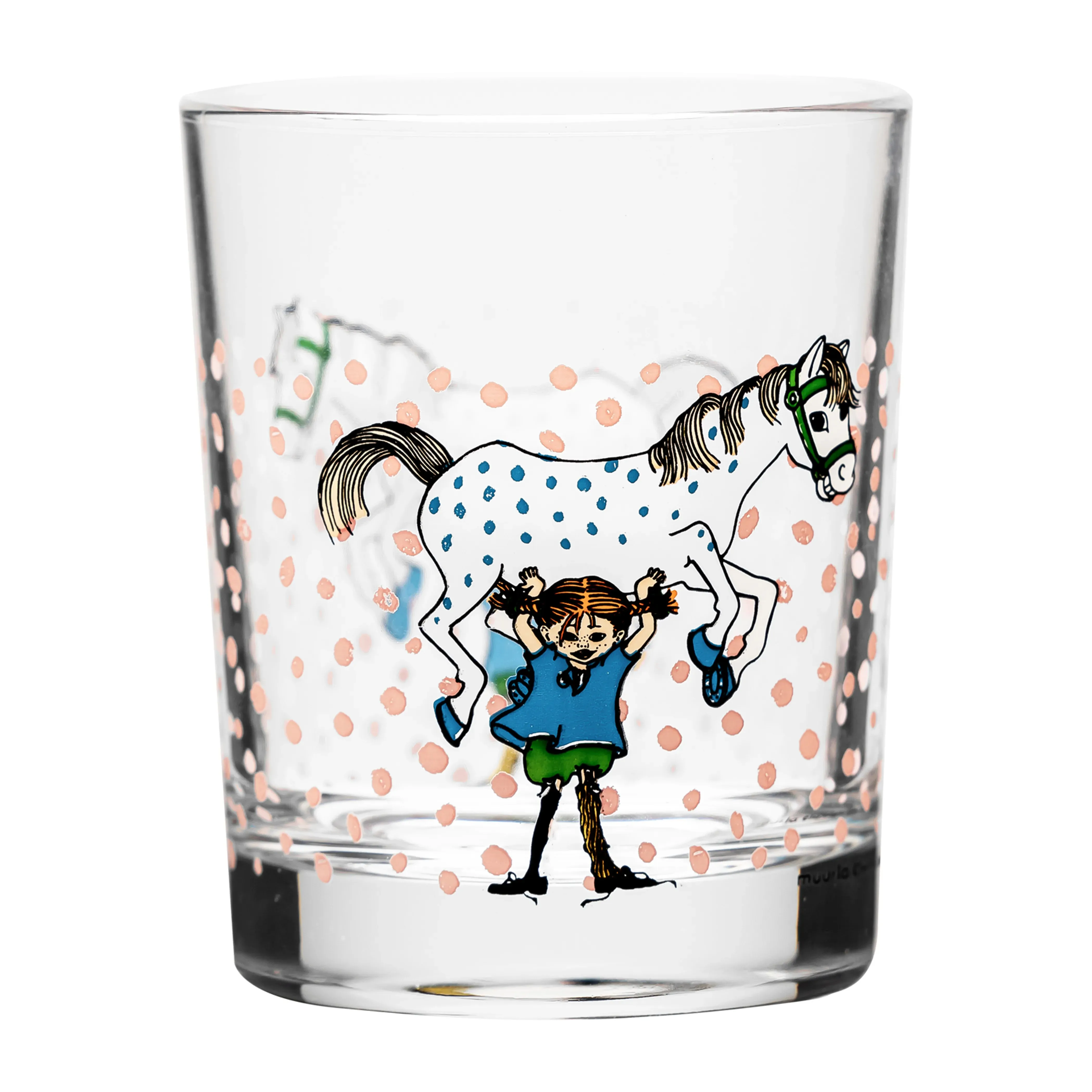 Muurla Pippi och Lilla Gubben dricksglas 20 cl