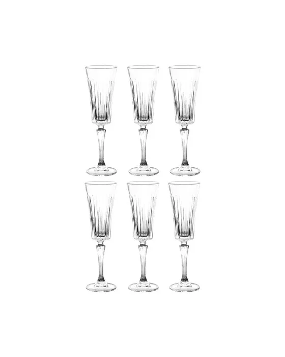 Newport Manhattan champagneglas i kristall 6-pack