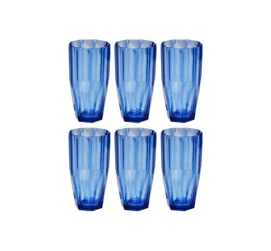 Newport St. Tropez highballglas i akryl 6-pack